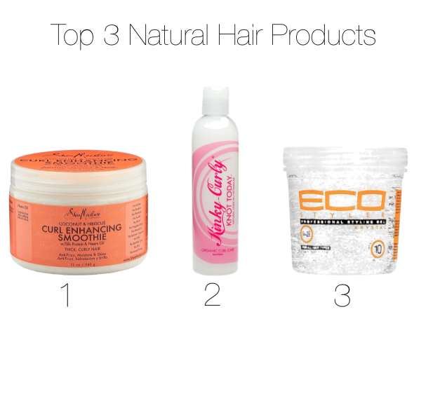 Top 3 Natural Hair Products