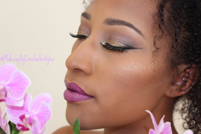 Makeup Inspired By Orchids 