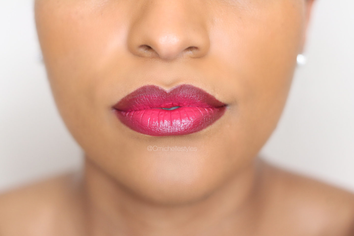 Gucci Beauty Cassie Magenta Lipstick Review – 